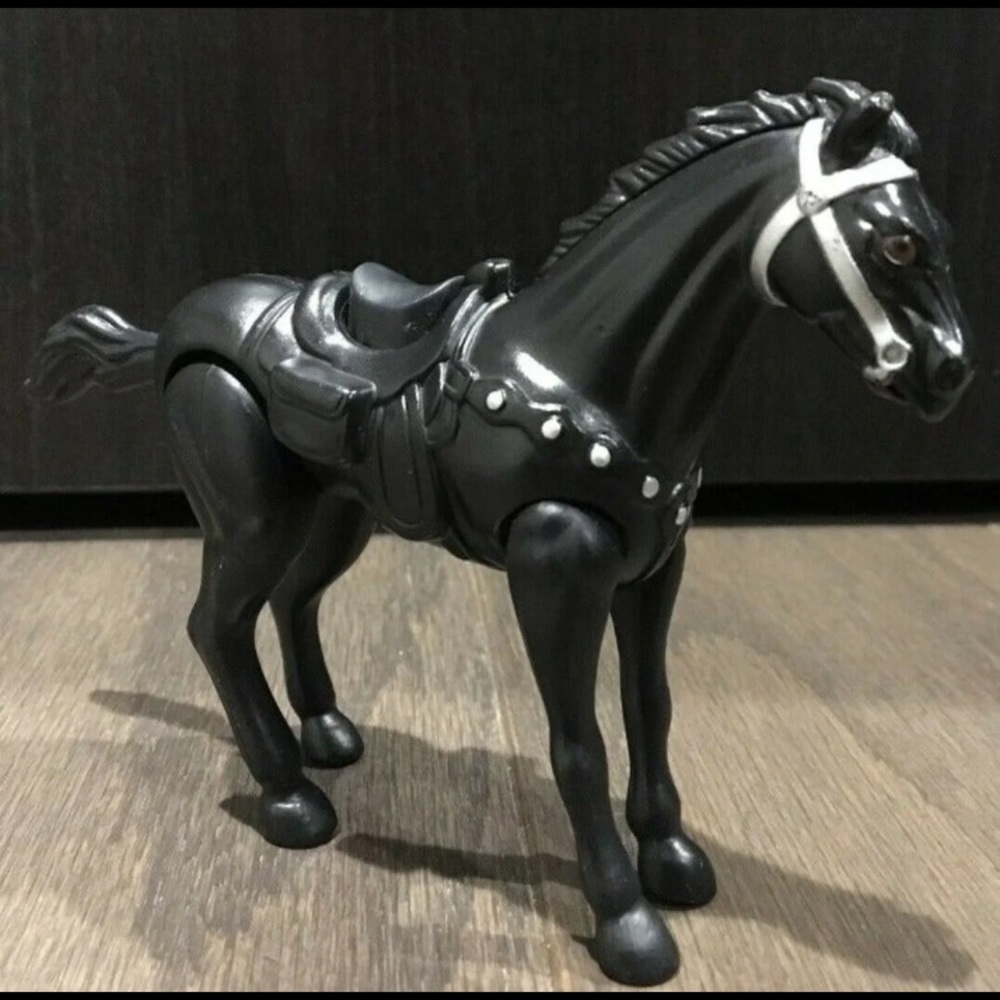 Wild Wild West Black Horse Burger King Toy